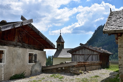 Rustic corner of the village photo