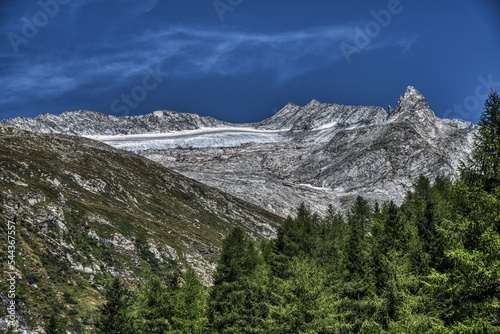 Summer glacier photo