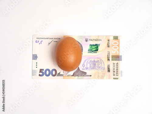 Prices for Ukrainian eggs are growing. Eggs on the background of the Ukrainian currency