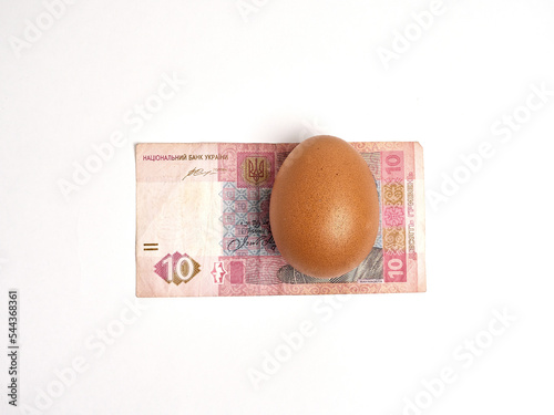 Prices for Ukrainian eggs are growing. Eggs on the background of the Ukrainian currency