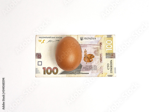 Prices for Ukrainian eggs are growing. Eggs on the background of the Ukrainian currency
