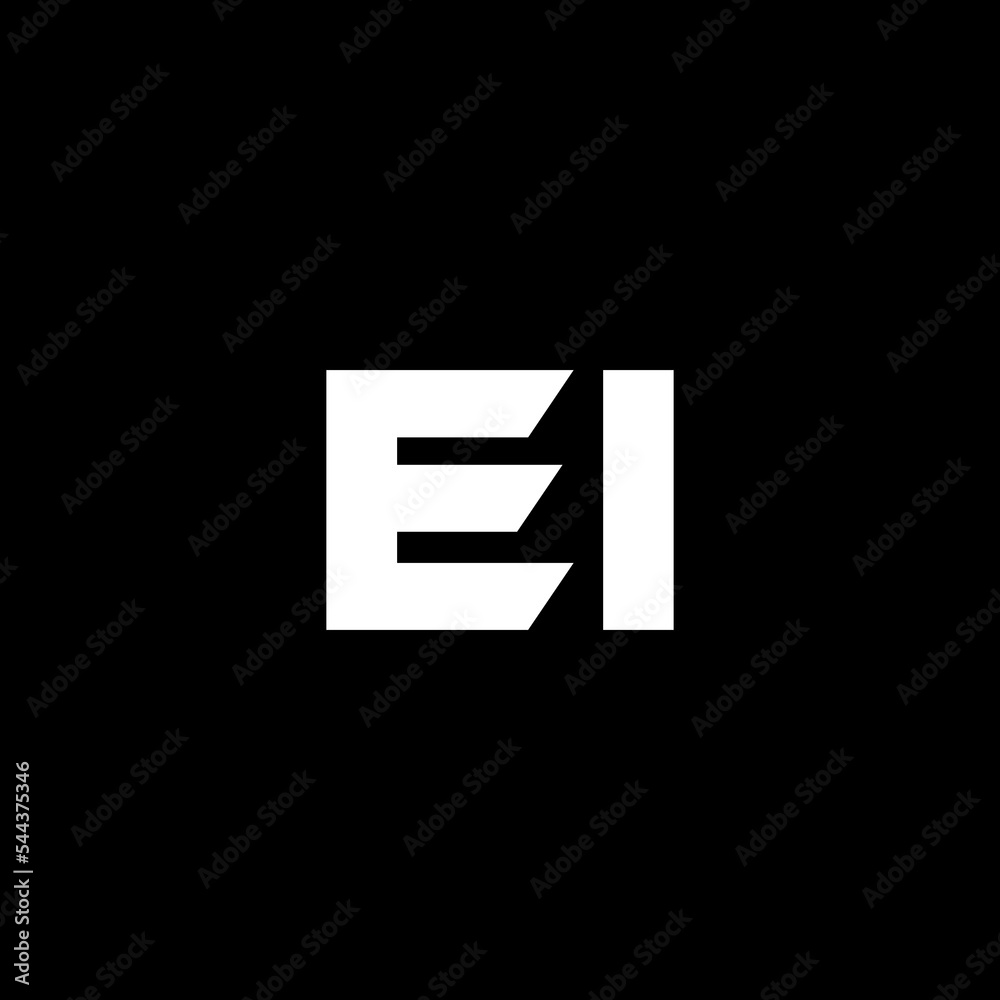 EI letter logo design with black background in illustrator, vector logo modern alphabet font overlap style. calligraphy designs for logo, Poster, Invitation, etc. EI letter logo design with black background in illustrator, vector logo modern alphabet font overlap style. calligraphy designs for logo, Poster, Invitation, etc.