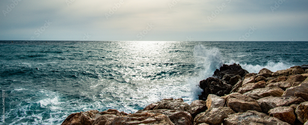 Brandung an der Côte d'Azur