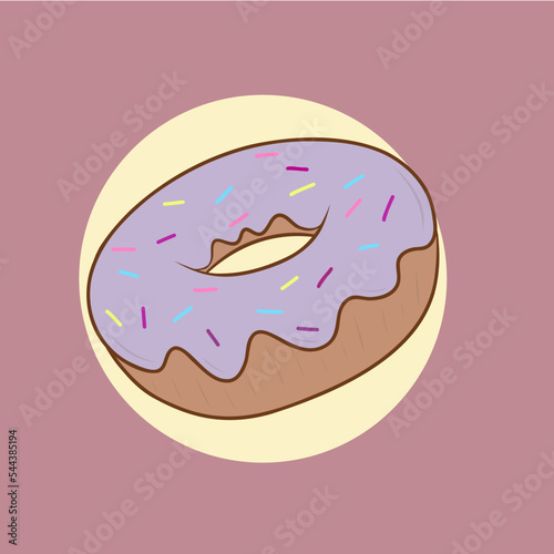 illustration of a donut