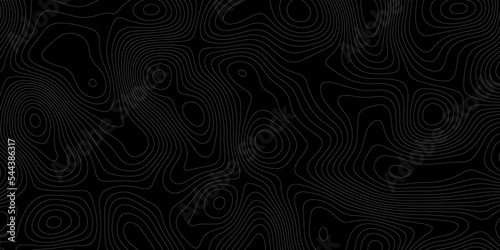 Abstract background with Topographic map lines, contour background. Geographic grid . Geographic mountain relief and Terrain map. Contours trails, image grid geographic. Vector design paper texture . 