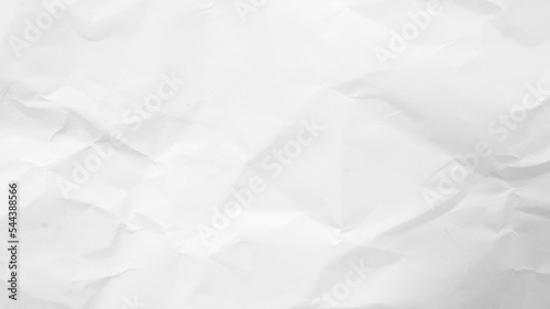 White Paper Texture background. Crumpled white paper abstract shape background with space paper recycle for text