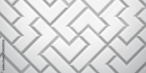 Abstract background made of tetris blocks in white colors