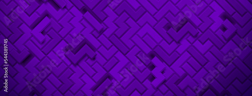 Abstract background made of tetris blocks in purple colors