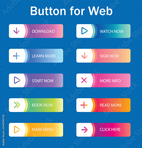 cta web button collection	