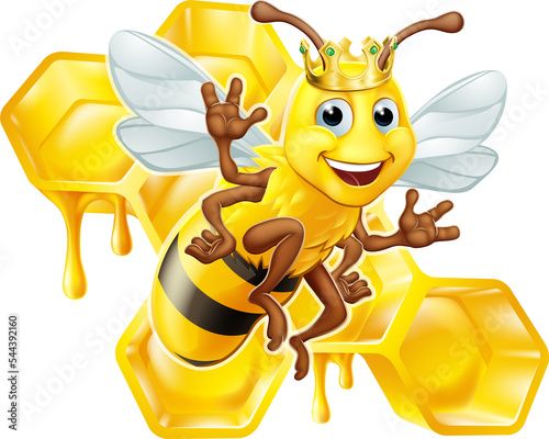 Queen Bumble Bee in Crown H...