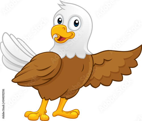 Bald Eagle Bird Cute Cartoo...