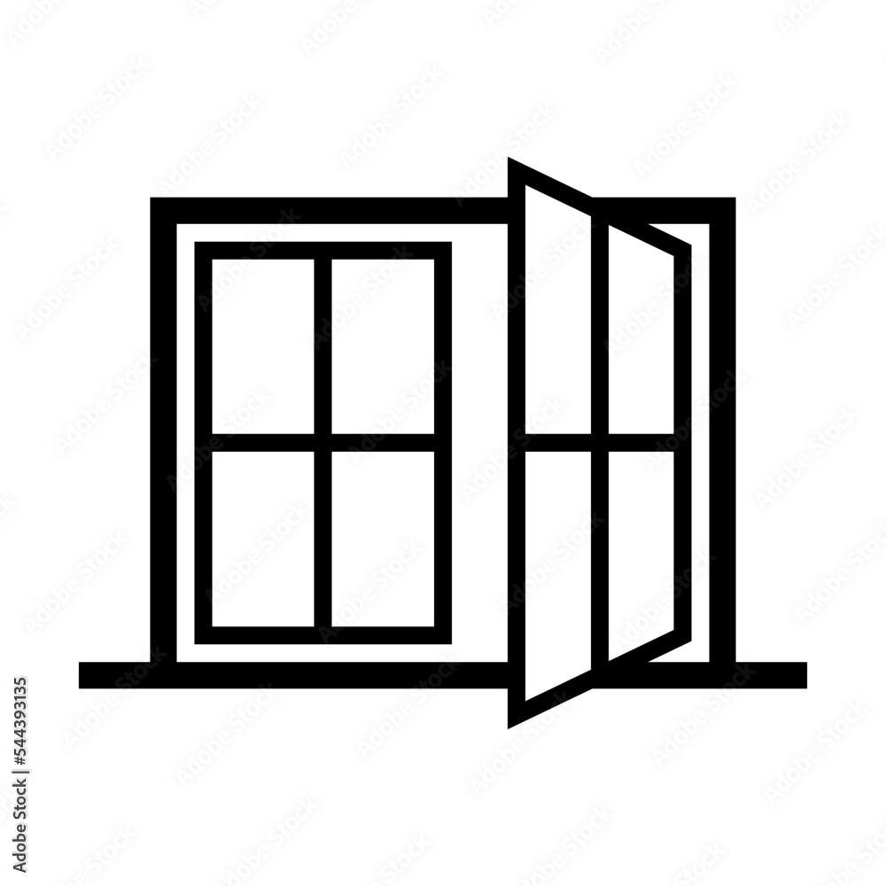 windows icon in trendy flat design windows icon in trendy flat design