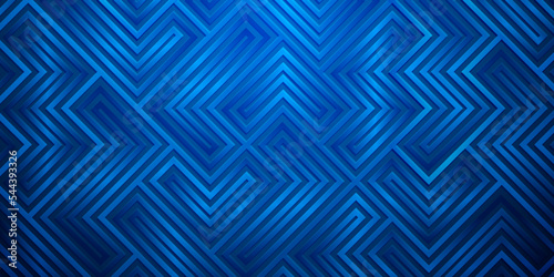 Abstract background with patterns of lines in blue colors