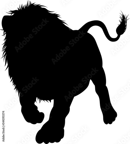 Silhouette Lion