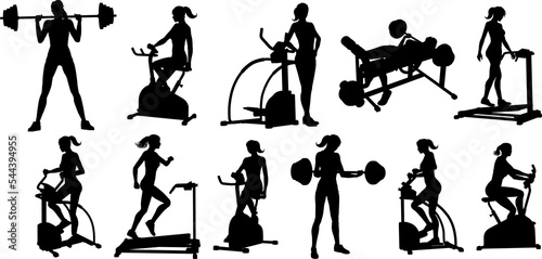 Gym Fitness Equipment Woman...