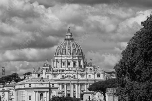 The Papal Basilica of Saint Peter in the Vatican is the church of the Pope. It is in Rome, Italy. Designed principally by Bramante, Michelangelo, Maderno and Bernini