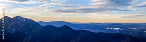 Mountains panoraic view of the alps  © andybe