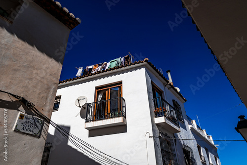 Maisons dans une petite ville d'Espagne, Altea