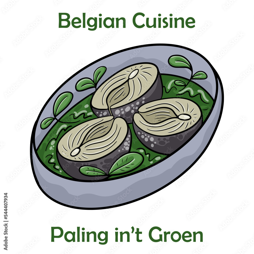Paling in't Groen, A Popular Dish in Belgium
