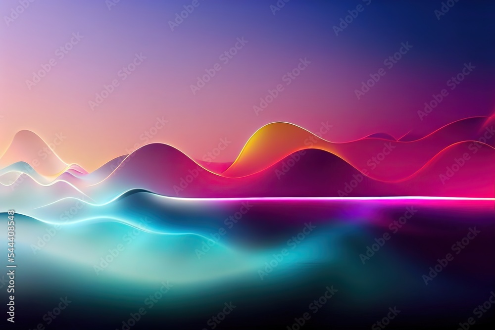 Abstract digital art colors as background wallpaper Stock イラスト | Adobe Stock