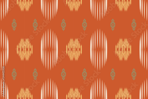 Ethnic ikat stripes batik textile seamless pattern digital vector design for Print saree Kurti Borneo Fabric border brush symbols swatches stylish