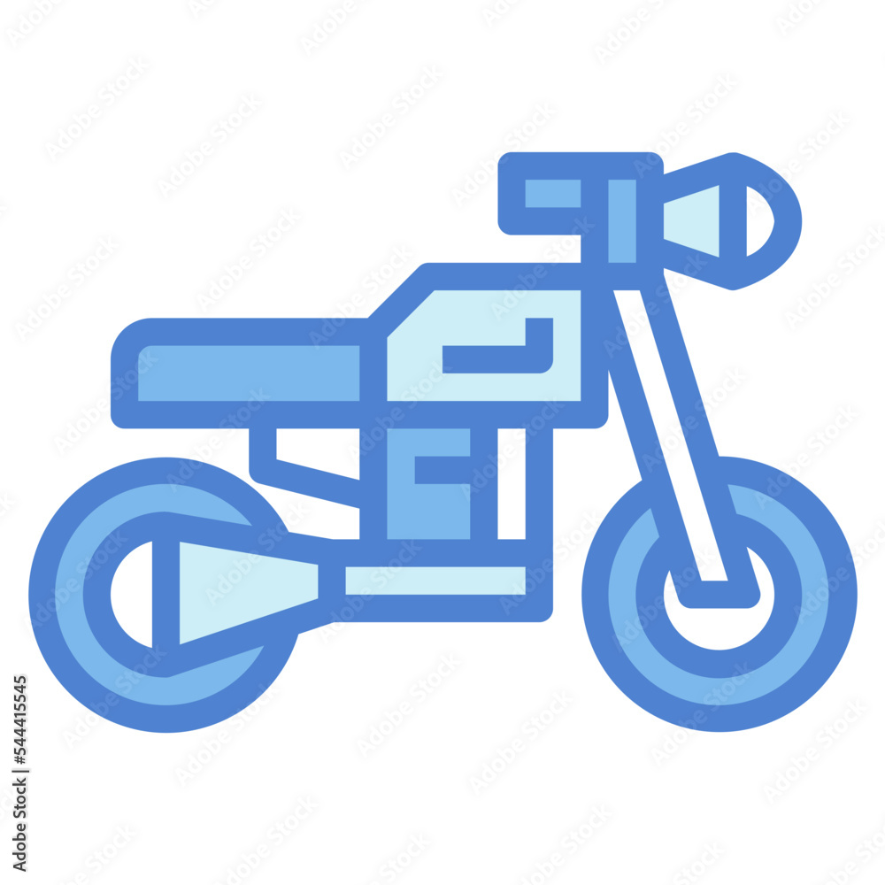 motorcycle two tone icon style motorcycle two tone icon style