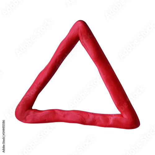 Plasticine Figure Decorative Element Triangle
