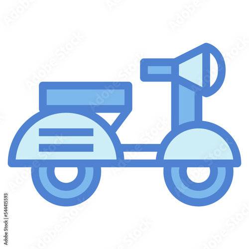scooter two tone icon style