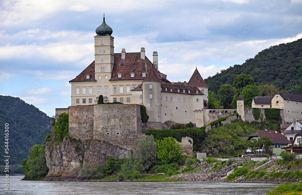Schonbuhel castle on Danube river in Wachau valley