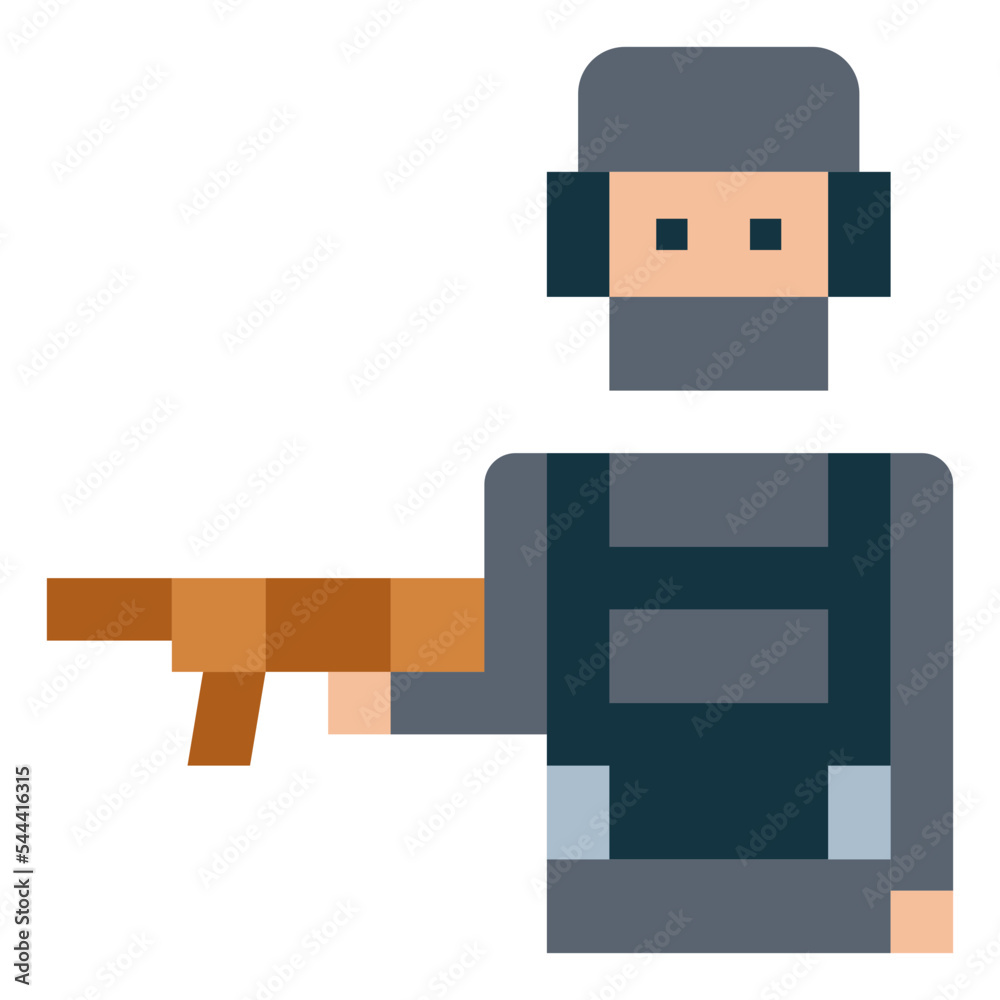 swat flat icon style