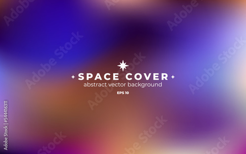 Luxury futuristic abstract gradient poster