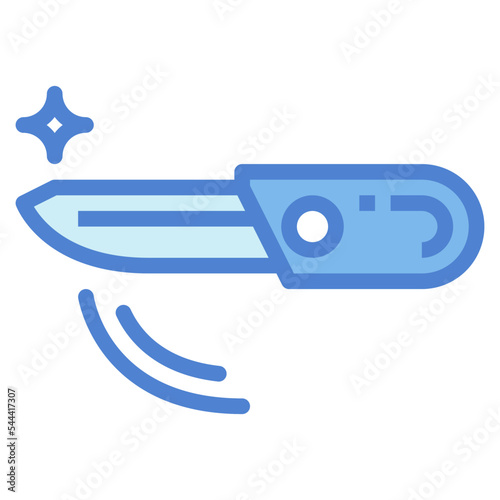 pocket knife two tone icon style