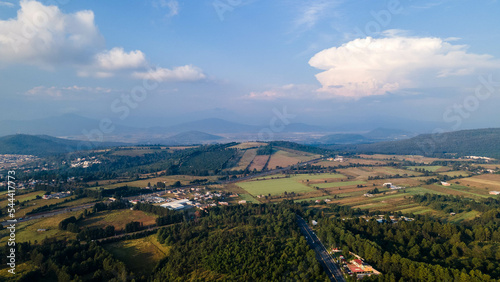 Aerial View from Pátzcuaro Michoacan.