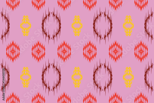 ฺฺBatik Textile ikat background seamless pattern digital vector design for Print saree Kurti Borneo Fabric border brush symbols swatches stylish
