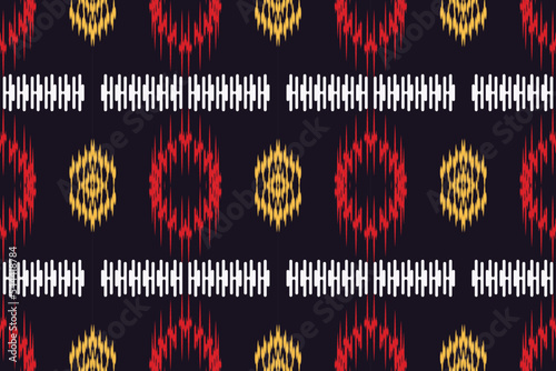 ฺฺBatik Textile ikat chevron seamless pattern digital vector design for Print saree Kurti Borneo Fabric border brush symbols swatches party wear