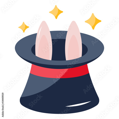 A witch hat flat icon download
