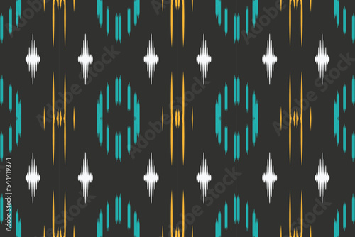 ฺฺBatik Textile ikat design seamless pattern digital vector design for Print saree Kurti Borneo Fabric border brush symbols swatches party wear