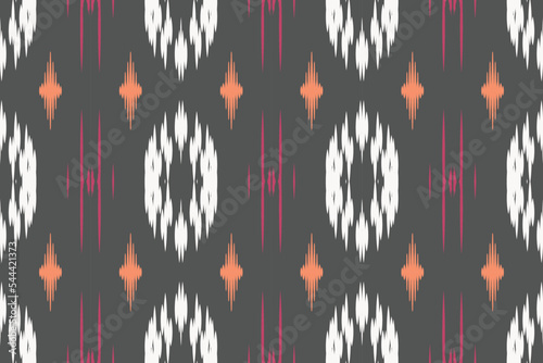 ฺฺBatik Textile ikat fabric seamless pattern digital vector design for Print saree Kurti Borneo Fabric border brush symbols swatches cotton
