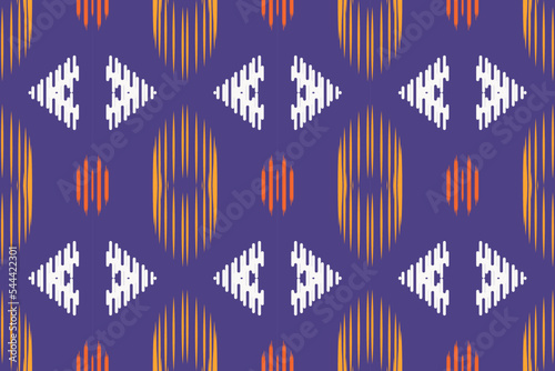 ฺฺBatik Textile ikat print seamless pattern digital vector design for Print saree Kurti Borneo Fabric border brush symbols swatches cotton