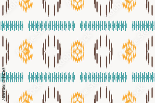 ฺฺBatik Textile ikat prints seamless pattern digital vector design for Print saree Kurti Borneo Fabric border brush symbols swatches party wear