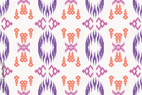 ฺฺBatik Textile ikat prints seamless pattern digital vector design for Print saree Kurti Borneo Fabric border brush symbols swatches stylish