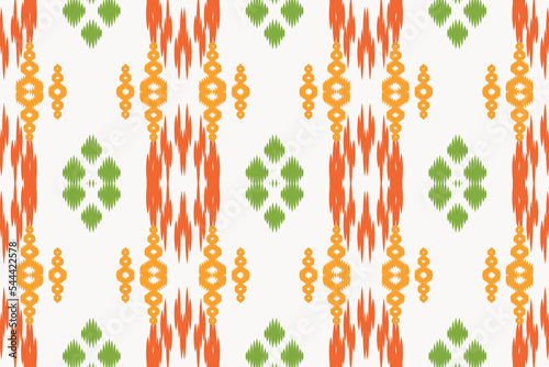 ฺฺBatik Textile ikat prints seamless pattern digital vector design for Print saree Kurti Borneo Fabric border brush symbols swatches cotton