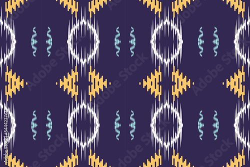 ฺฺBatik Textile ikat stripes seamless pattern digital vector design for Print saree Kurti Borneo Fabric border brush symbols swatches cotton