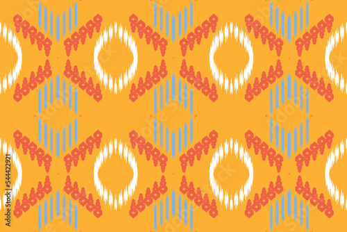 ฺฺBatik Textile ikat stripe seamless pattern digital vector design for Print saree Kurti Borneo Fabric border brush symbols swatches stylish