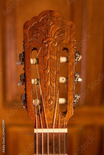 acoustic guitar close up