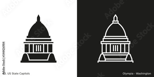 Olympia – Washington State Capitol Icon photo