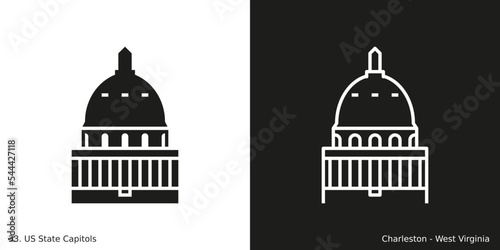 Charleston – West Virginia State Capitol Icon