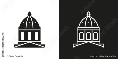 Concord – New Hampshire State Capitol Icon