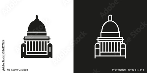 Providence – Rhode Island State Capitol Icon