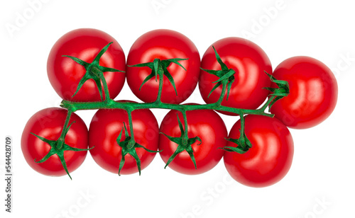 branch with ripe tomatoes, isolate , cocktail tomatoes © Nikolay
